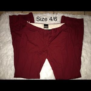 Silky Red Slacks
